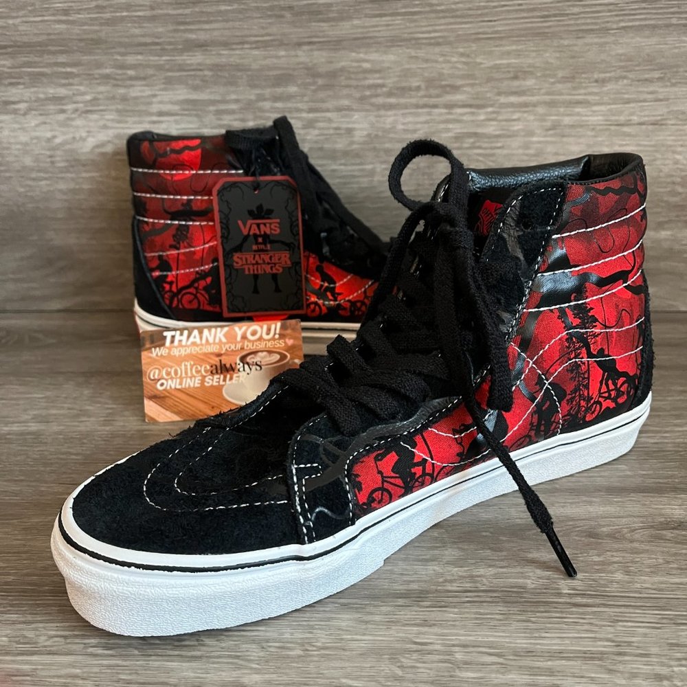 Vans Stranger Things Sk8-Hi Reissue Netflix Friends Don't Lie Men's NEW